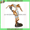 bronze dancing man and woman statues for sale